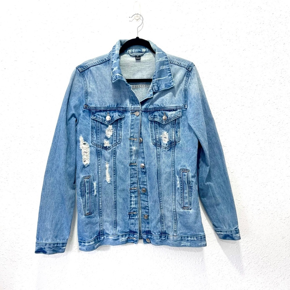 Windsor Light Blue Denim 100% cotton Jacket LARGE